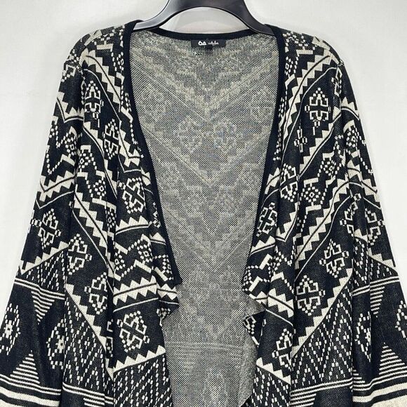 Aztec Cardigan Sweater Womens Medium 64 Sixty Five Draped - Picture 3 of 16